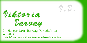 viktoria darvay business card